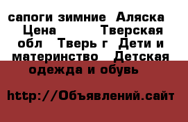 сапоги зимние “Аляска“ › Цена ­ 500 - Тверская обл., Тверь г. Дети и материнство » Детская одежда и обувь   